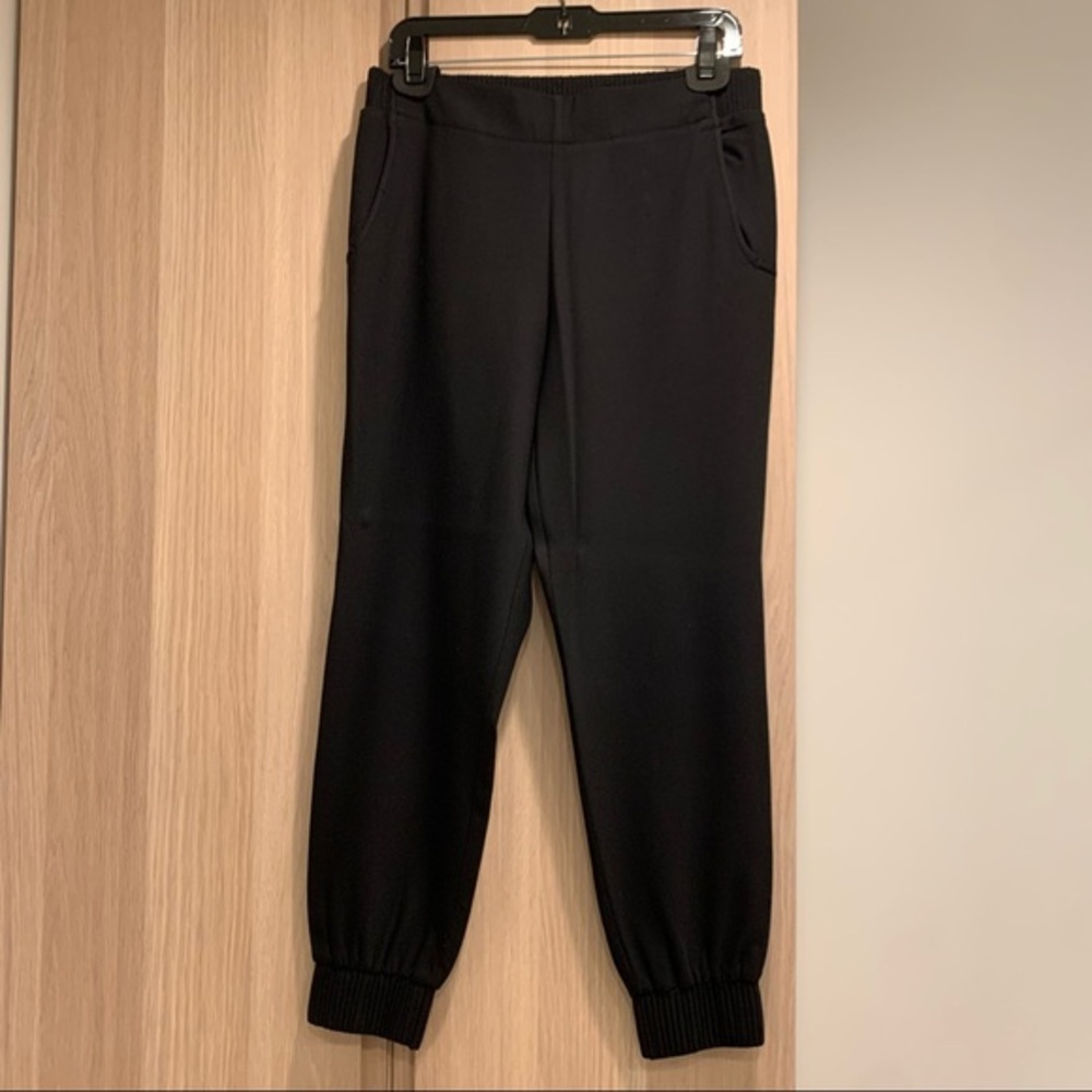 Theory Black Dressy Jogger Pants - L